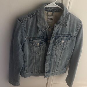 Zara Light Blue Jean Jacket